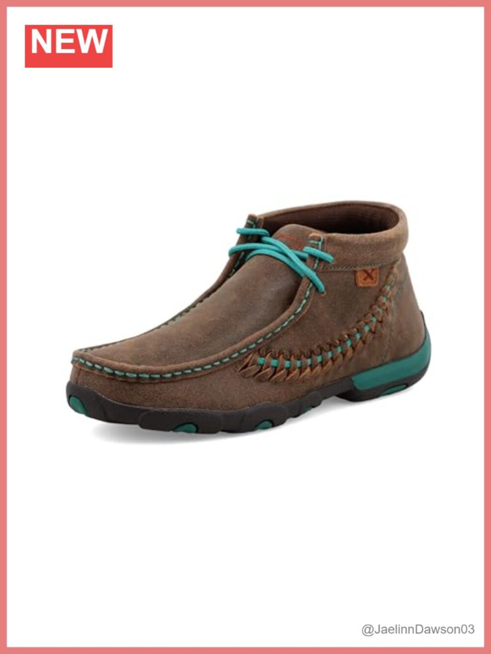 Women's Leather Driving Moc Boat Shoe Lace-Up